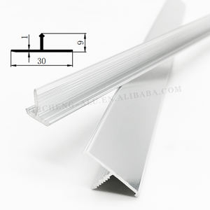 Commercio all'ingrosso Ruicheng Design moderno a forma di T bordo in metallo profili in alluminio profilo di transizione delle piastrelle di lucidatura - Product Image 4