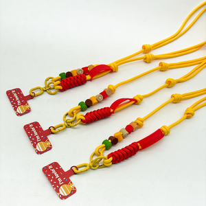 Nhà Máy Tùy Chỉnh Mới Dài Loanword Clashing Màu Điện Thoại Di Động Ngoài Trời Bện Dây Buộc Máy Ảnh Dây Buộc Điện Thoại Di Động Chuỗi Mạnh Mẽ - Product Image 3