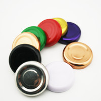 Haute Qualité 38 #   43 #   48 #   53 #   58 #   63 #   70 #   82 #   Capsules métalliques à visser en fer blanc pour bouteilles et bocaux en verre