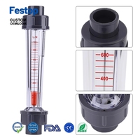 Festop Plastic buisvormige waterstroommeter Meetbereik 100-1000L/H Zeer nauwkeurig meetinstrument voor pijpleidingtoevoer voor water