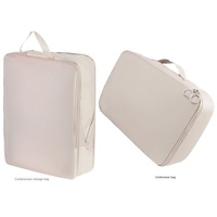 Organisateur de voyage pour sous-vêtements, chaussettes et vêtements, sac de rangement portable en nylon pour valise, sac assorti, cube de rangement moderne et minimaliste