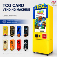 Distributeur automatique de cartes à collectionner TCG intelligent et rentable avec écran tactile de 32 pouces pour les packs de cartes d'anime à collectionner