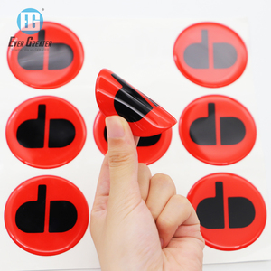 ป้ายพื้นผิวเป็น3D ส่วนบุคคล: สติกเกอร์โดมทำเครื่องหมายยี่ห้อยางนุ่มทนทาน - Product Image 5