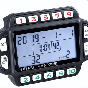 Tableau de scores numérique portable CHEETIE pour match de gateball, chronomètre électronique avec télécommande et rétroéclairage - Product Image 1