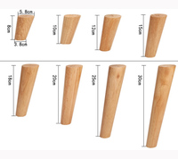 Pieds de table en bois massif, vente chaude, meubles, pieds de canapé en bois, pieds de table, pieds de chaise, pieds en bois, fixation de pieds pour table en verre