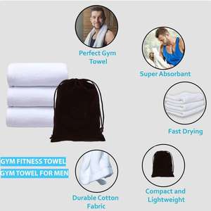 <span class=keywords><strong>Serviette</strong></span> en Coton Noir Personnalisable avec Logo pour Hôtels, Sports, Spas, Salons de Coiffure et Salons (Vente en Gros) - Product Image 5