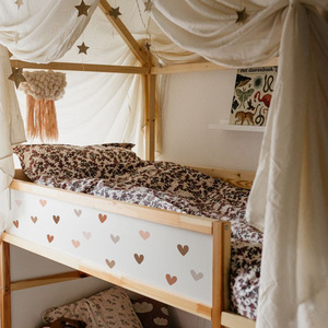 Autoadesivo boho design cartone animato 3d cuore baby room adesivo adesivo in pvc - Product Image 5