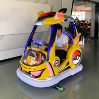 Voiture électrique à pare-chocs pour enfants, double carré, pour l'extérieur, Happy Kid Cars, manèges de parc d'attractions
