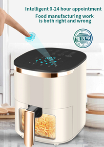 Hộ Gia Đình Di Động 7L Cảm Ứng Thông Minh Điều Khiển Nồi Nấu Điện Lò Thép Không Gỉ Cấp Thực Phẩm Không Có Dầu Kỹ Thuật Số Nồi Chiên Không Khí - Product Image 3