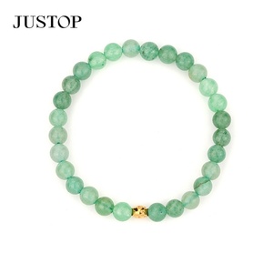 Gran oferta, pulsera de cuentas redondas naturales, pulsera ajustable de piedras preciosas curativas, cristal multimaterial para regalos de mujer - Product Image 1