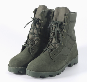 TSB910 Olive Green Panama Jungle forest cow leather suede tactical <b>boots</b> <b>hiking</b> mountain training men <b>boots</b> shoes - Product Image 2