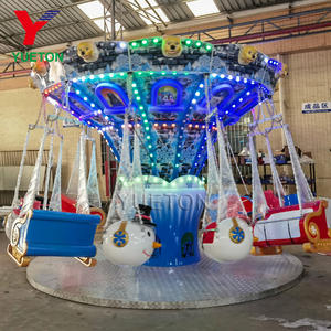 เก้าอี้มินิสวิงสำหรับเด็กเก้าอี้บินธีมคริสต์มาสหิมะน้ำแข็งม้าหมุนสำหรับสวนสนุกสวนสนุกเด็กน่าดึงดูดสำหรับเด็ก - Product Image 4