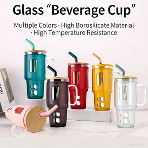 Vaso Térmico de 1400 ml sin BPA con Tapa, 2 Pajitas, Funda de Silicona y Asa, Apto para Lavavajillas, para Café para Llevar - Product Image 4