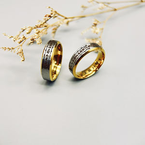 Anello Nuovo in Acciaio al Titanio con Cinque Simboli del Dio della Ricchezza - Anello Portafortuna Antiallergico e Resistente allo Sbiadimento per Lui e Lei - Product Image 6