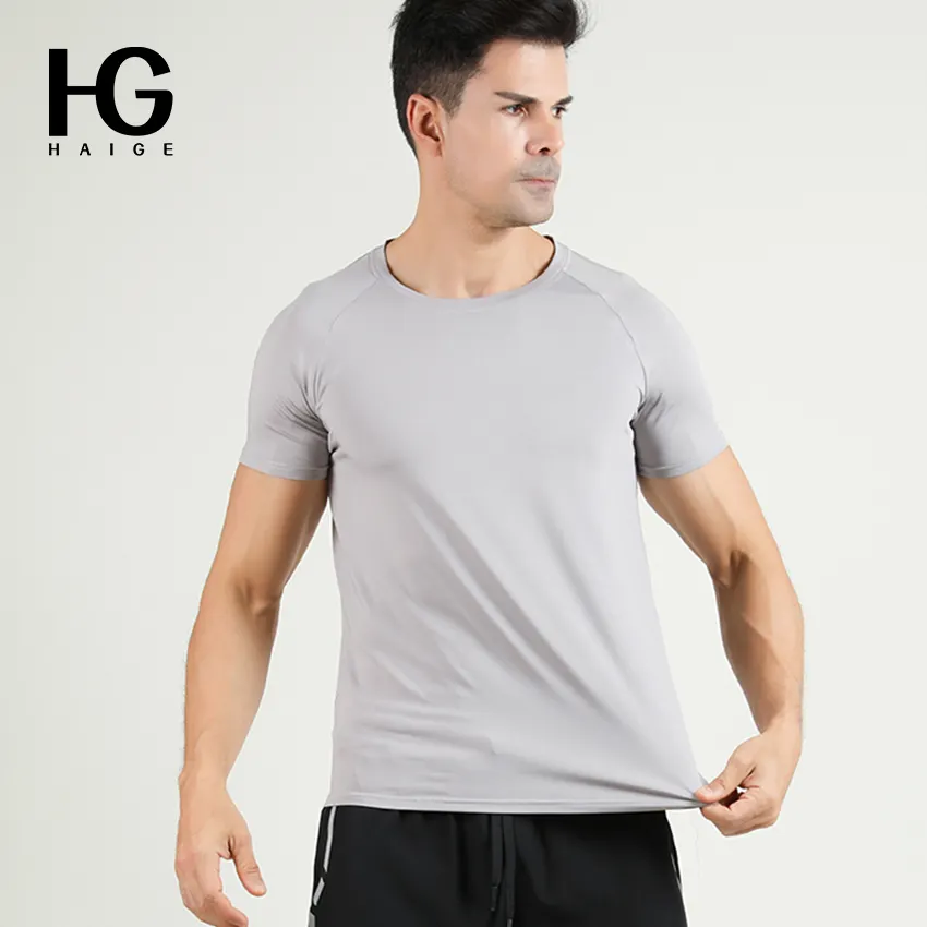 Camiseta deportiva personalizada para hombre, ropa deportiva de secado rápido para gimnasio, venta al por mayor