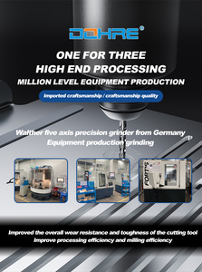 DOHRE 20 Years Manufacturer High Hardness Carbide Tungsten <strong>PCD</strong> Diamond Cutting Tool Metal Chamfer <strong>End</strong> <strong>Mill</strong> Cutter - Product Image 6