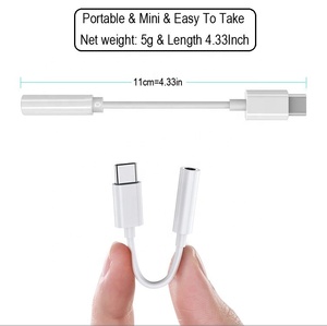 Premium pour Samsung Huawei Xiaomi <span class=keywords><strong>USB</strong></span> 3.1 Type-<span class=keywords><strong>C</strong></span> à 3.5mm Femelle Écouteur Casque Audio <span class=keywords><strong>Jack</strong></span> Convertisseur <span class=keywords><strong>Adaptateur</strong></span> - Product Image 4