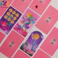 Impression de cartes de tarot et d'oracle personnalisées OEM ODM, bords dorés et argentés, holographiques, gaufrées, avec guide et boîte magnétique, faible MOQ