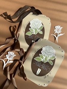 Libro de Votos Matrimoniales Romántico Vintage con Encaje Borgoña, Tarjetas Personalizadas con Monograma y Sello de Cera, Folleto de Votos con Borde Decorativo, Invitaciones de Boda - Product Image 6