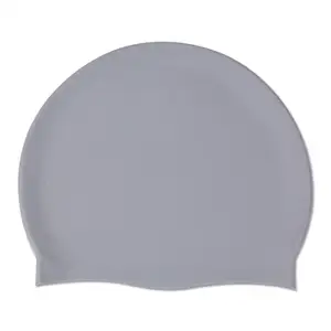 2024 topi renang tahan air kustom topi renang silikon topi cetak Logo kustom Olahraga Air