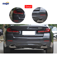 GUGO M Sport Paket Body Kit Lengkap G30 LCI untuk BMW Seri 5 G30 LCI 2021-2023 dengan Bumper Depan Belakang Side Skirt Body Kit