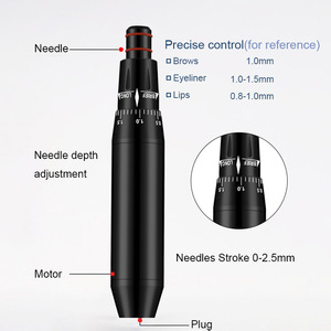 Ybeauty – Machine de maquillage permanent, stylo de tatouage électrique pour sourcils, eye-liner, lèvres, MTS, avec contrôle de fréquence variable - Product Image 4
