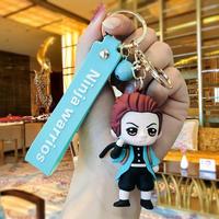 Porte-clés en gros de figurines de dessins animés et d'anime, pendentif de sac, porte-clés de voiture, petite pièce pour vendeur ambulant