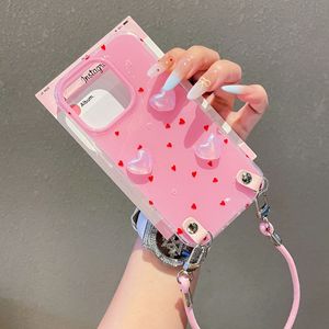 Custodia Portatile per <span class=keywords><strong>iPhone</strong></span> 15 14 13 iPad con Glitter per Ragazze, Design Coreano Semplice in Materiale TPU con Supporto per Telefono Incluso - Product Image 5
