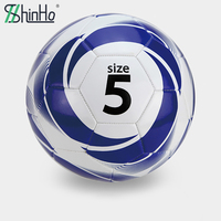 Ballon de football personnalisé Shinho OEM/ODM, léger, cousu à la machine, PVC, TPU, cuir PU, taille 3 # -5 #   Promotion des tailles