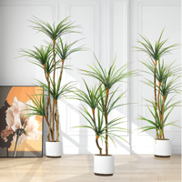 Arbre artificiel en pot Dracaena OEM, directement de l'usine, plante artificielle avec tronc naturel pour l'aménagement intérieur et la décoration commerciale