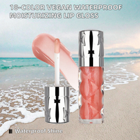Teinte liquide 18 couleurs, enrichie en minéraux, végane, waterproof, repulpante, nacrée, à scintillement fin, hydratante, effet brillant, marque privée