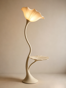 Lámpara de Pie Minimalista de Hierro con Diseño de Pétalos Esculturales, Tamaño Grande para Dormitorio, Decoración Moderna - Product Image 6