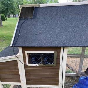 Nuevo ventilador alimentado por panel solar de 10W y 20W, ventilador de escape de pared de 12V CC, ventilador de aire Usb, ventilador de ventilación impermeable - Product Image 5