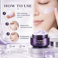Crème anti-âge OEM/ODM 50g, raffermissante, lissante, hydratation intense, soin de la barrière cutanée, soin quotidien de la peau, crème pour le visage cosmétique haut de gamme