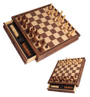 Jouets d'échecs interactifs en bois pour enfants, table d'échecs, jeux de société, backgammon, jouets éducatifs drôles pour enfants