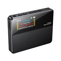 Enregistreur vocal B900x, 1800 mAh, 200 heures d'enregistrement longue durée, attraction magnétique, enregistrement vocal haute fidélité, 1536 Kbps, dictaphone sans perte