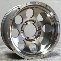 Jantes en stock 15x10 pouces ET-46/-44mm 5x114.3 6x139.7 Jantes tout-terrain pour Toyota Tacoma 4Runner Chevy Silverado 1500 GMC Canyon