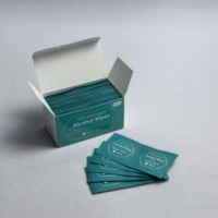 Lingettes alcoolisées jetables sans charpie 3x6cm pour ongles, emballage individuel, conformes aux normes de sécurité