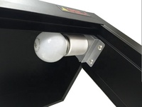 Vitrine chauffante électrique pour aliments, capacité 80L, contrôle manuel de la température (1°C), chauffage 910W, fonctionnement 24h/24 pour buffet