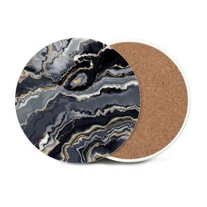 Керамические подставки под заказ, текстурированная мраморная заготовка, 10 см, диаметр 8 мм - Product Image 5