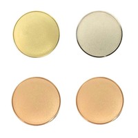 Pièce de Sublimation vierge en métal or, argent, cuivre, Bronze, taille personnalisée