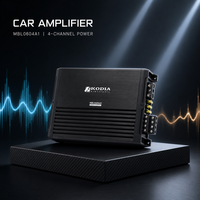 Amplificateur de voiture 4 canaux 60W RMS de qualité supérieure, carte de circuit imprimé double couche classe AB, amplificateur audio automobile