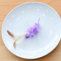 Remplacement de plumes mignon nouvellement développé pour canne à pêche chat Teaser avec cloche jouet interactif pour chat en gros