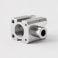 Pièces usinées en acier inoxydable OEM 304 316, composants d'usinage CNC, support de montage, boîtier, bloc, taille personnalisée pour équipements