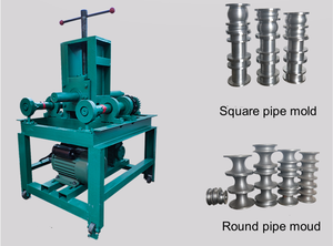Macchina Multifunzione per la Lavorazione di Tubi, Attrezzatura con Piccolo Rullo Elettrico/Idraulico per la Piegatura di Tubi Metallici - Product Image 2