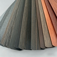 Bande de chant en PVC mat imitation bois de qualité supérieure, étanche, à texture uniforme traditionnelle, pour le bordage des panneaux de bureau
