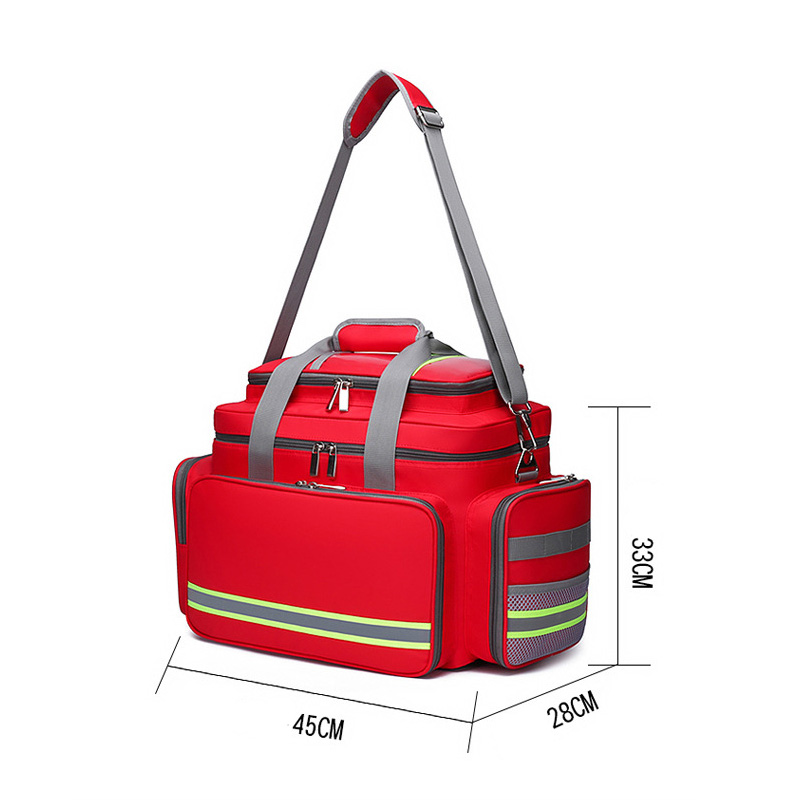 product-750-750 Professional Empty First Responder Bag Trauma First Aid Carrier for Paramedics and Emergency Medical Supplies Kit Lightweight