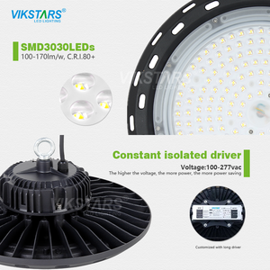 50W 100W 150W 200W 240W Lamparas <span class=keywords><strong>Campana</strong></span> <span class=keywords><strong>LED</strong></span> luces industriales de la bahía del <span class=keywords><strong>Ufo</strong></span> alto para <span class=keywords><strong>Campana</strong></span> iluminación industrial - Product Image 4