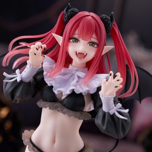 Succubus-Mädchen-Figur Anime-Dämonenmädchen-Figur Rosa Haare Grüne Augen Sammlerstück PVC-Figur Teufelsflügel Schwanz Schreibtisch-Deko - Product Image 2