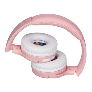 Custom Logo <strong>pink</strong> Color Stylish Headphones Retro Over-ear Headphones Stereo Sport Low Latency <strong>Headset</strong> - Product Image 5